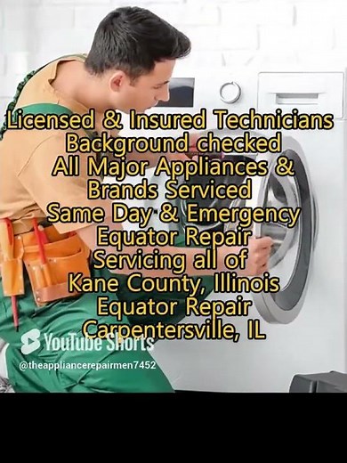 Equator Repair Carpentersville, IL 630-425-0827