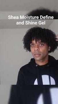 Shea Moisture Define and Shine Gel #curlyhairroutine #curlyhair