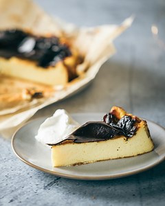 Bring the cooking time down a notch for a more custardy texture. Burnt Basque right here, right now: https://bit.ly/3OfDodH | SBS Food