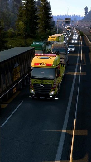Mercedes-Benz ACTROS Abschleppwagen 😍 ADAC #ets2 #simulator #truck