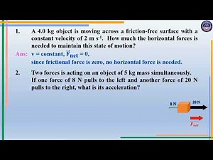 Grade 10 Physics, Chapter 3, review & assessment