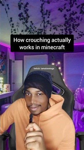 How To Crouch In Minecraft #lipsync