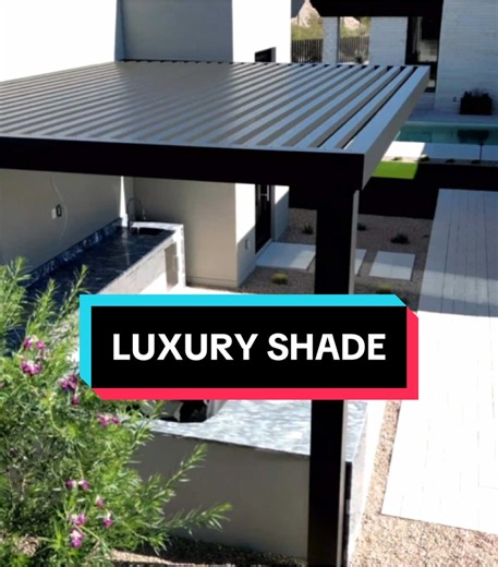 Ultra-Modern Lattice Pergola for Arizona Living