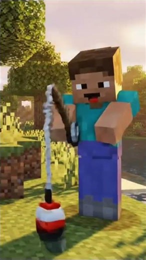 Fishing in Minecraft is TOTALLY BROKEN! 😱 Infinite Diamonds EVERY Cast?! 💎 #shorts
