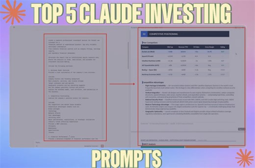 Top 5 Claude Investing Prompts Every Investor Should Use
