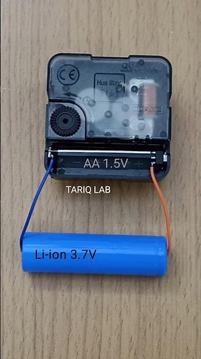 Run Clock On 3.7V Battery