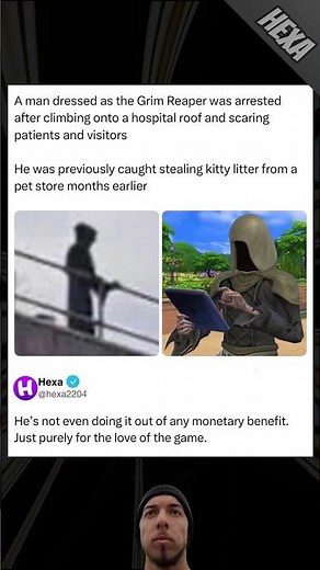 A man dressed as a Grim Reaper goes VIRAL👀😲#memes #grimreaper #viral