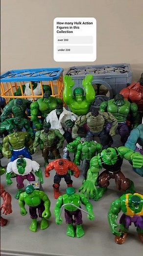My Entire Hulk Action Figure Collection
