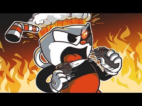 I SMASHED MY CUSTOM CONTROLLER!!! (Cuphead Raging Moments #2)