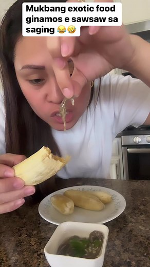 985K views · 7.8K reactions | Mukbang exotic food ginamos e sawsaw sa saging 藍 #shang #viral #trending #mukbangexoticfood #ginamos #kalami #reels | Shangme in USA | Facebook