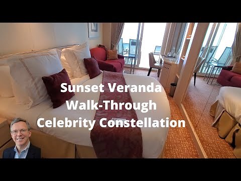 Sunset Veranda Stateroom Walk-Through I Celebrity Constellation
