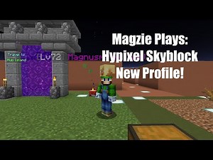 How To Build A Mob Spawning Platform: Magzie's Mob Grinding Loop! New Profile: Hypixel Skyblock!
