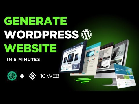 Create a WordPress Website in 5 Minutes | ChatGPT + 10Web AI