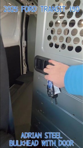 Adrian Steel Bulkhead on 2025 Transit #company #ford #work #hardwork #automobile #auto #automotive