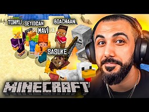 MİNECRAFT AMA EKİPLE 100 GÜN SURVİVAL | BÖLÜM 1 | Barış Can