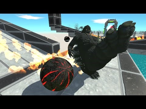 Deadly Spike Trap and Lava Ball Escape | Godzilla Team vs King Kong | ARBS