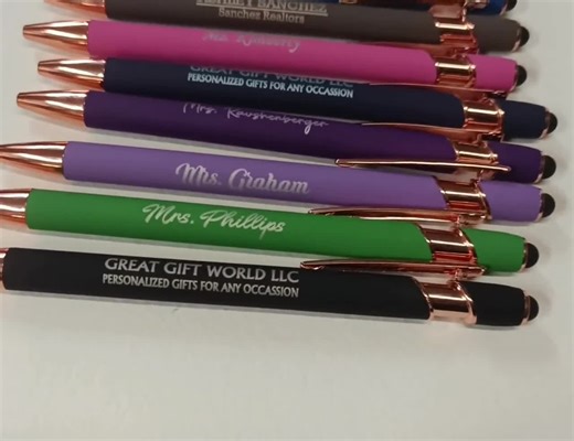 Custom Engraved Ballpoint Pens Wedding Party Favors Gifts for Guests