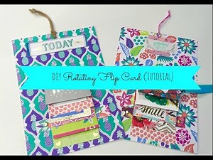 DIY Rotating Flip Card (Tutorial)
