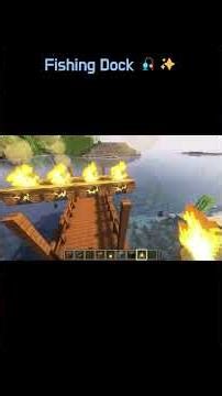 How to Build a Peaceful Fishing Dock 🌅🎣
