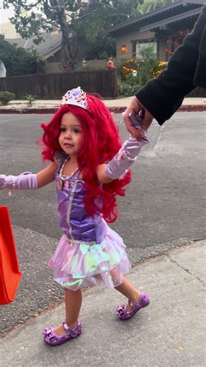 My Bowie was so cute as Ariel for Halloween I can’t take it 🤗💜♥️ #fyp #foryou #chanelwestcoast #tiktokfamily #mermaid
