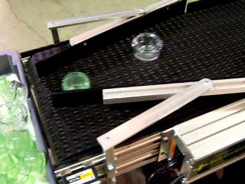 Adjustable Diverter Arms - Safe Plastic Belt Conveyor
