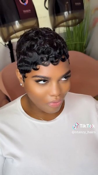 Pixie Cut Transformation Tutorial with Finger Waves