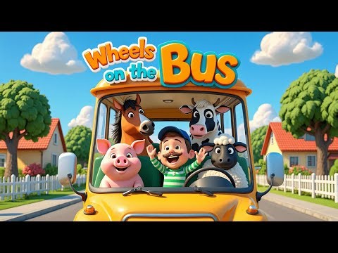 Wheels on the Bus 3D Animation – Fun Learning Ride for Kids