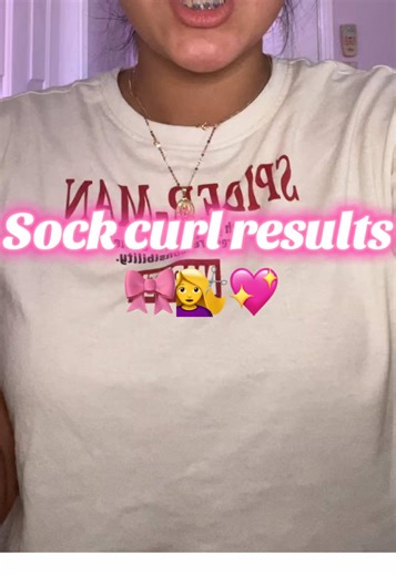 Sock results 💖🎀💇‍♀️#sockcurlsresults #results #viral #contentcreator #microinfluencer
