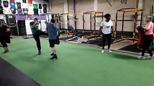 Kicking people is fun! Kickboxing at PTS is Thursdays at 5pm! | Progressive Training Systems | Facebook