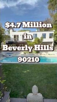 $4.7 Million with Views in Beverly Hills 90210!