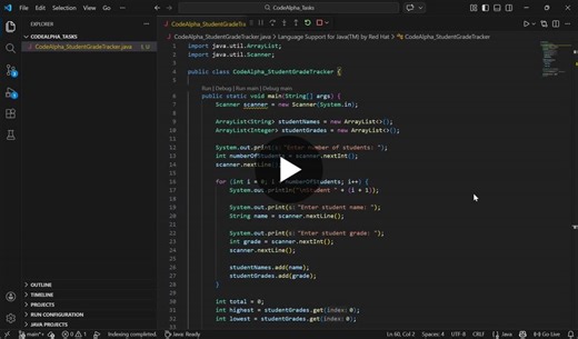 #codealpha #javaprogramming #softwaredevelopment #internship #studentmanagement #javadeveloper #coding | Vikram Chambhare