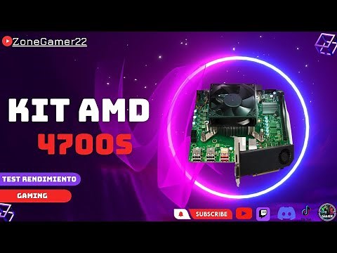 AMD 4700s + RX 550 2GB - Test De Rendimiento - Gaming