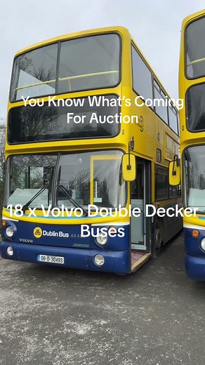 Exclusive Auction of 18 Volvo Double Decker Buses