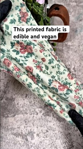 Vegan Edible Printed Fabric for Cake Decorating | Realistic Cake Hack