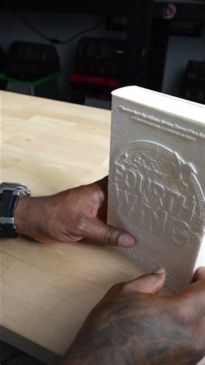 Fourth Wing Lithophane Book Lamp! Mood-Changing LEDs | Printed on the X1C #printedaf #3d