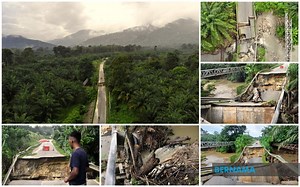 136 Stranded After Bridge Collapse In Sungkai