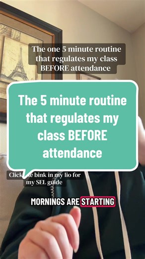 5-Minute Classroom Routine for Better Regulation