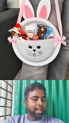 Creative DIY Bunny Bag from Paper Plate 🐰 | Amazing Kids Craft Idea!