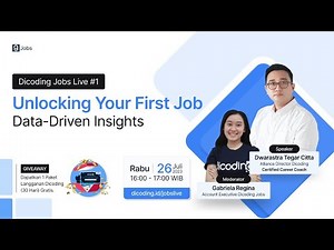 Dicoding Jobs Live #1: Unlocking Your First Job | Data-Driven Insights