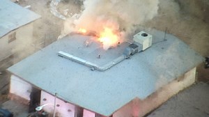 Two displaced after house fire near Decatur and Washington