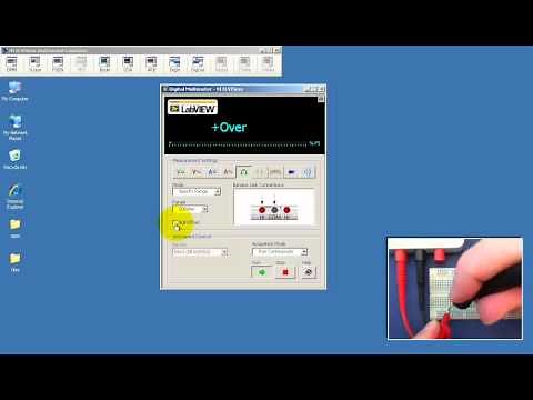 NI ELVISmx | myDAQ: Ohmmeter demo