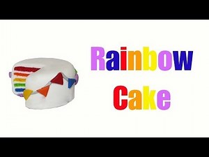 Rainbow Cake (tuto fimo)