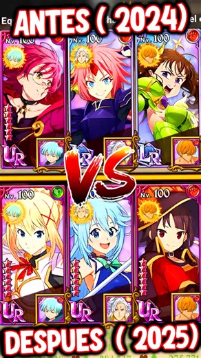 😓Esta es la diferencia 1 año después... | 7DS Grand Cross