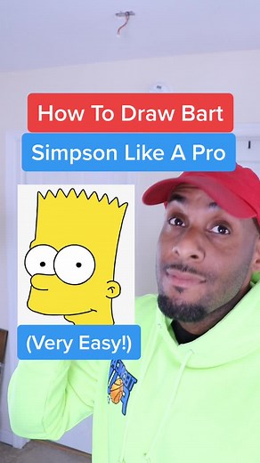 How to draw Bart Simpson #bartsimpson #simpsons #bart #howtodraw #drawingtutorial #learnontiktok #tiktokpartner