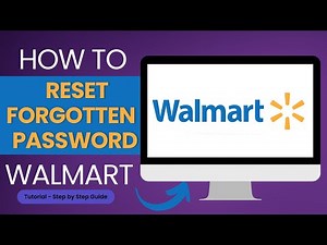How to Reset Forgotten Walmart Account Password?
