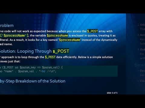 How to Efficiently Use $_POST Variables in PHP for Repeated Form Fields