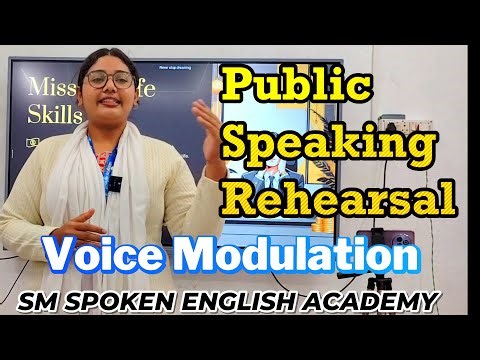Learn Voice Modulation in Public Speaking | Student Practice Session