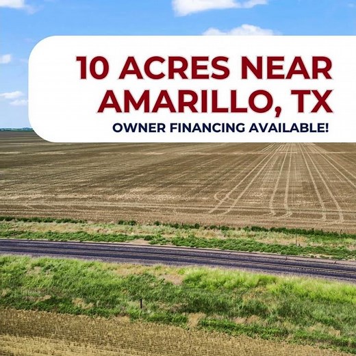 🌿AMARILLO, TX LAND FOR SALE | 10 ACRES FROM $69,900 | NO RESTRICTIONS – EASY MONTHLY PAYMENTS🌿