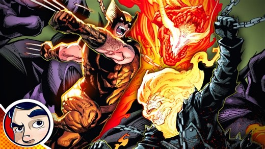 Wolverine Faces Off with Ghost Rider