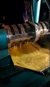 cooking oil extractor equipment